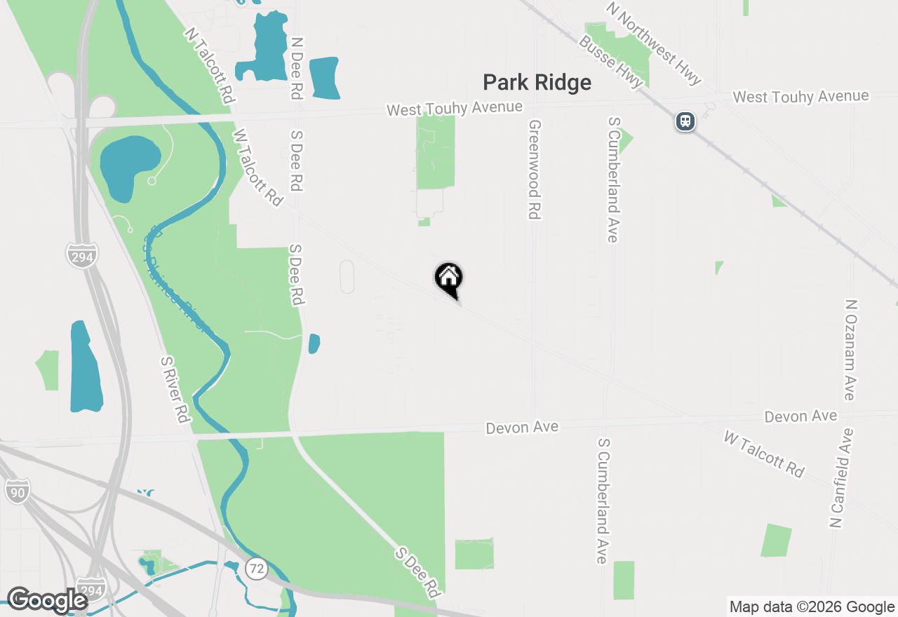 Map of 1501 W Talcott Road, Park Ridge, IL 60068