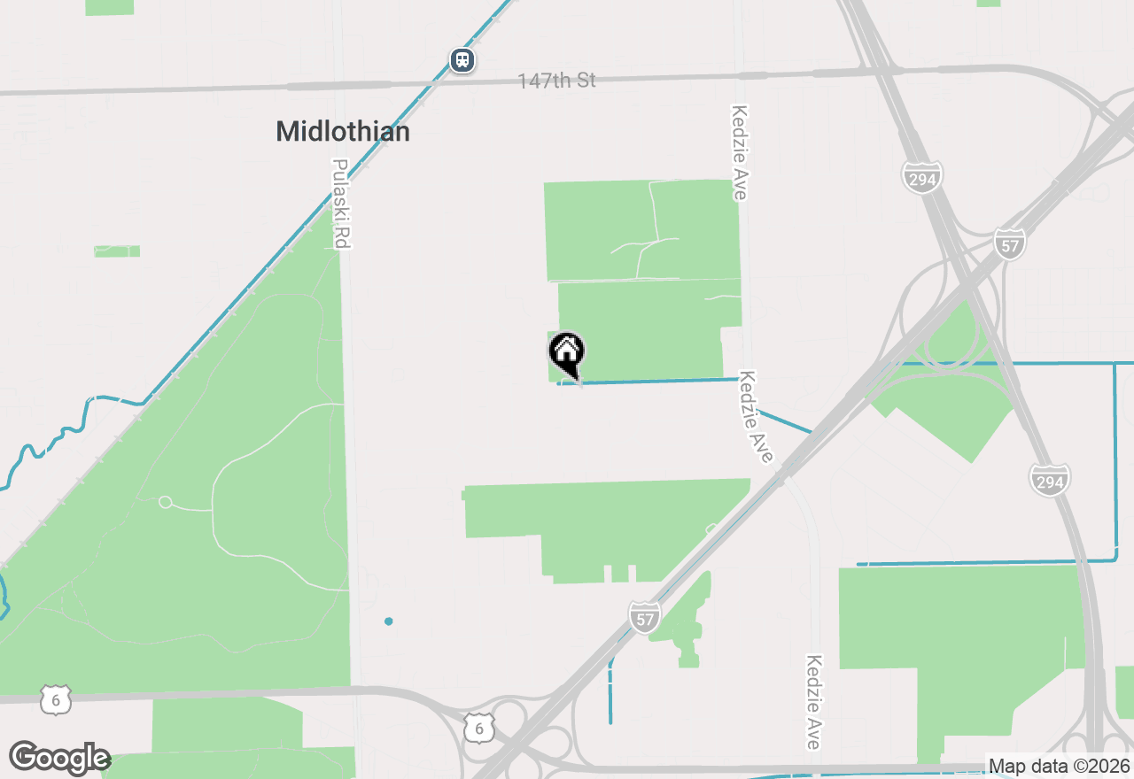 Map of 15303 Birch Road, Markham, IL 60428