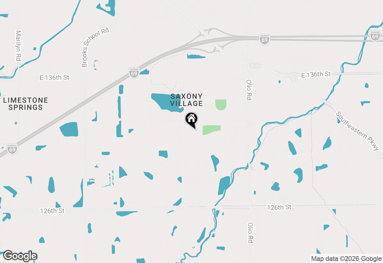 Map of 13299 Susser Way, Fishers, IN 46037