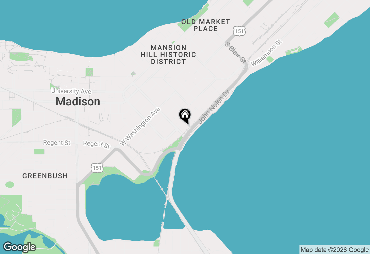 Map of 350 S Hamilton Street #508, Madison, WI 53703