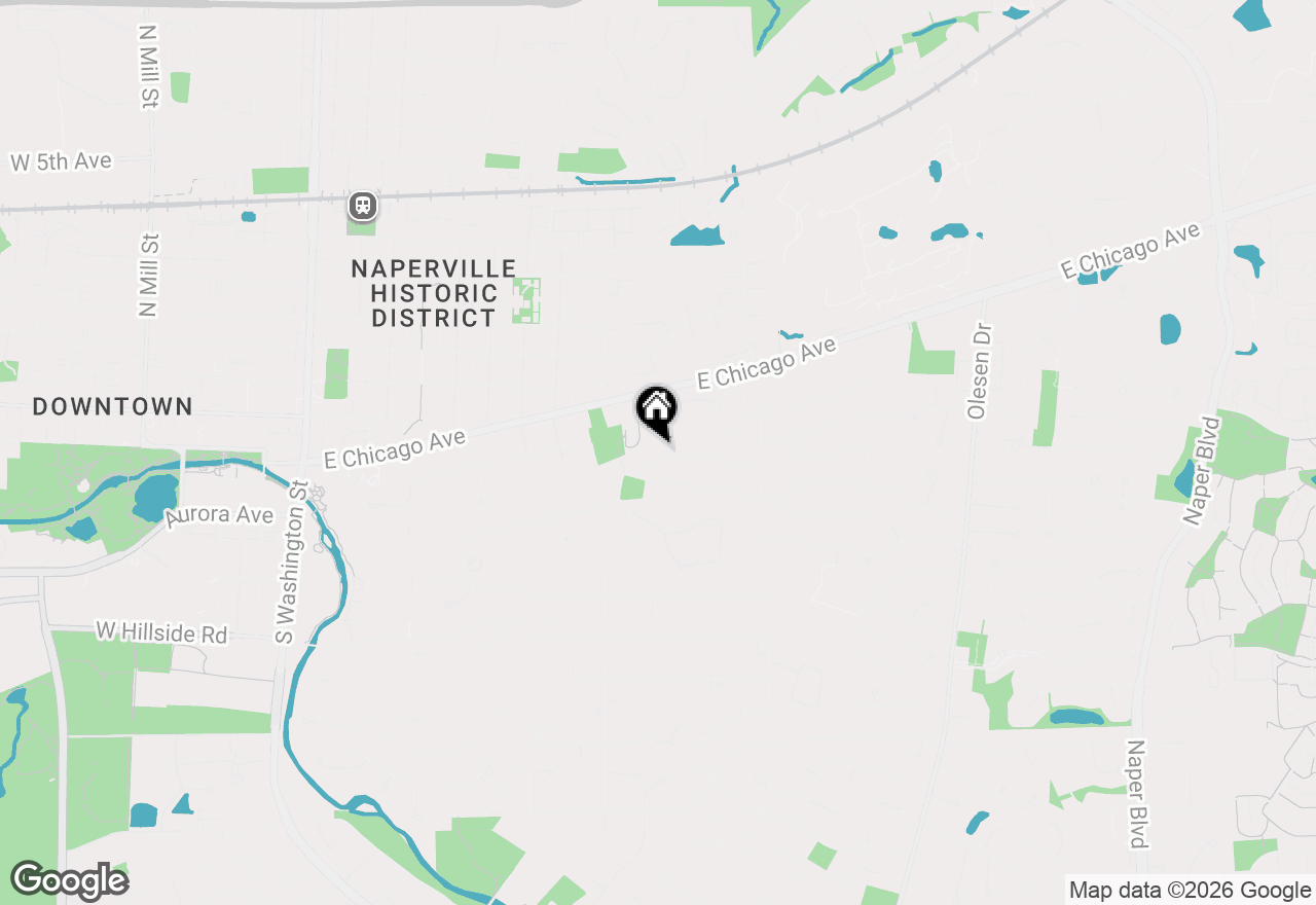 Map of 945 Anne Road, Naperville, IL 60540