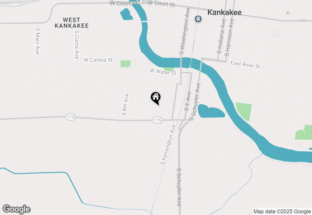 Map of 1179 S 4th Avenue, Kankakee, IL 60901