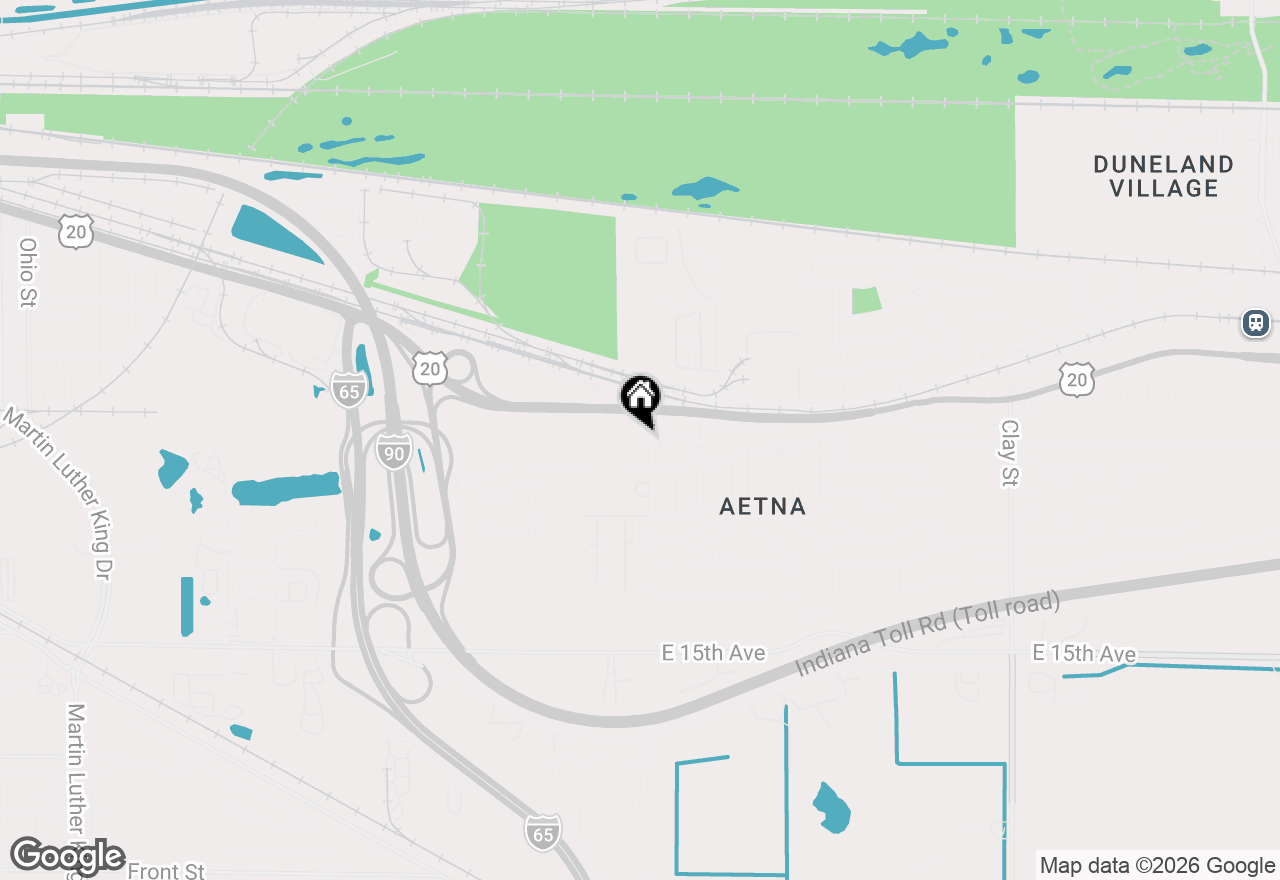 Map of 890 Idaho Street, Gary, IN 46403