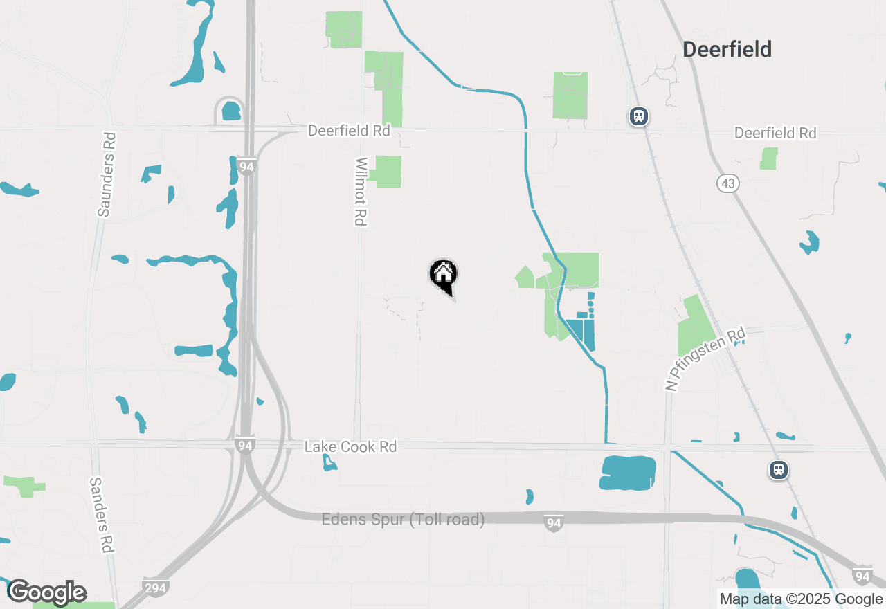Map of (Address confidential), Deerfield, Illinois 60015