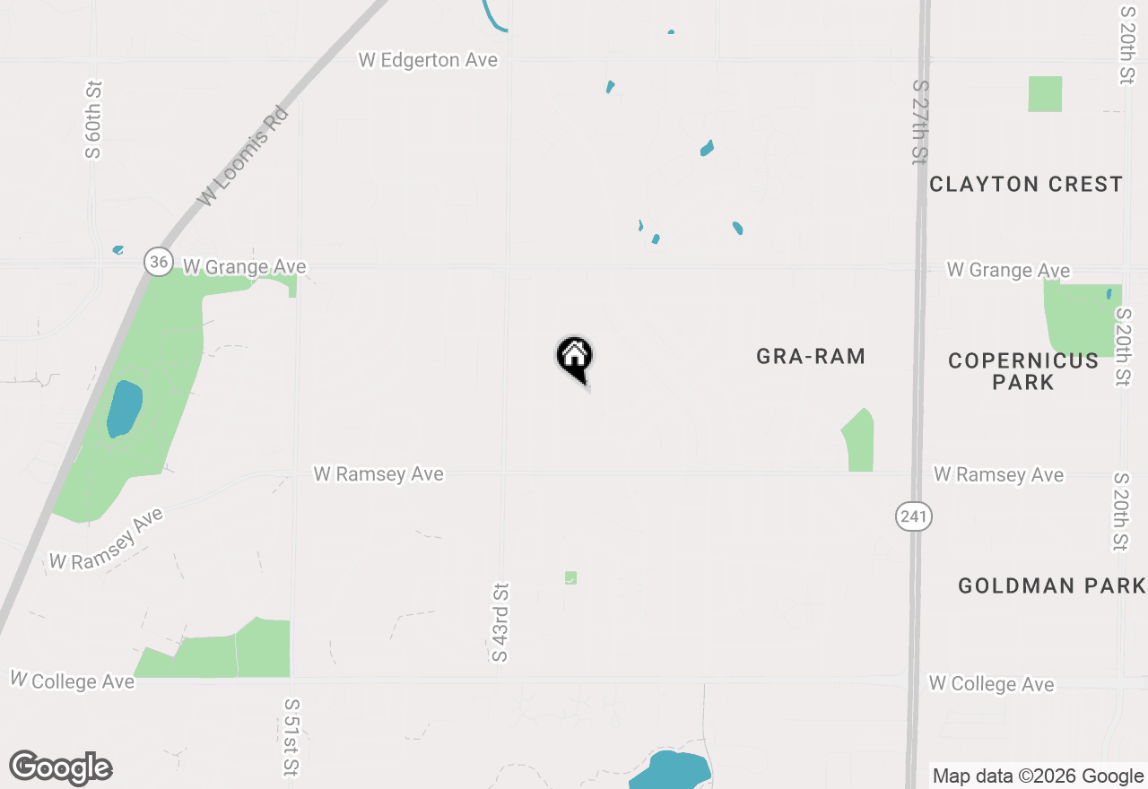 Map of 5741 S 40th St, Greenfield, WI 53221
