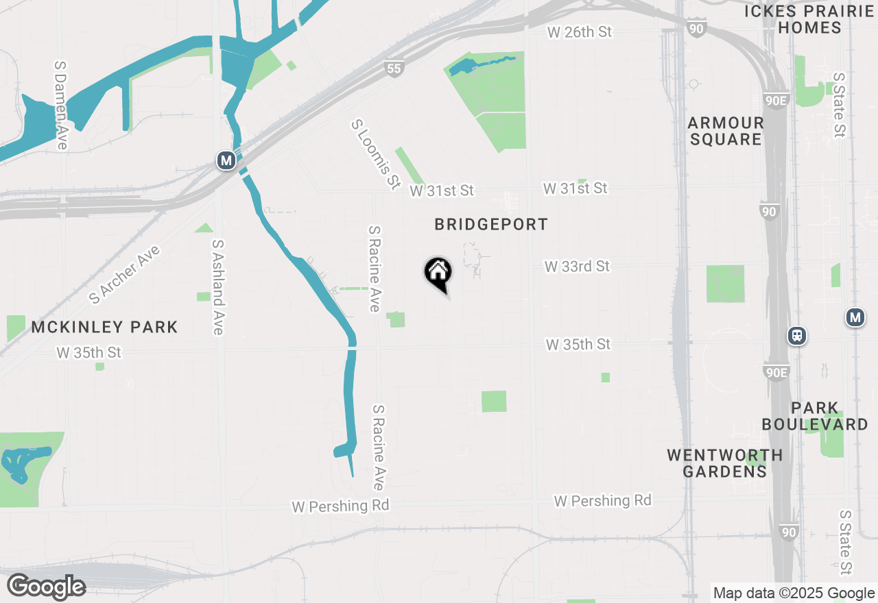 Map of 3351 S Carpenter Street, Chicago, IL 60608