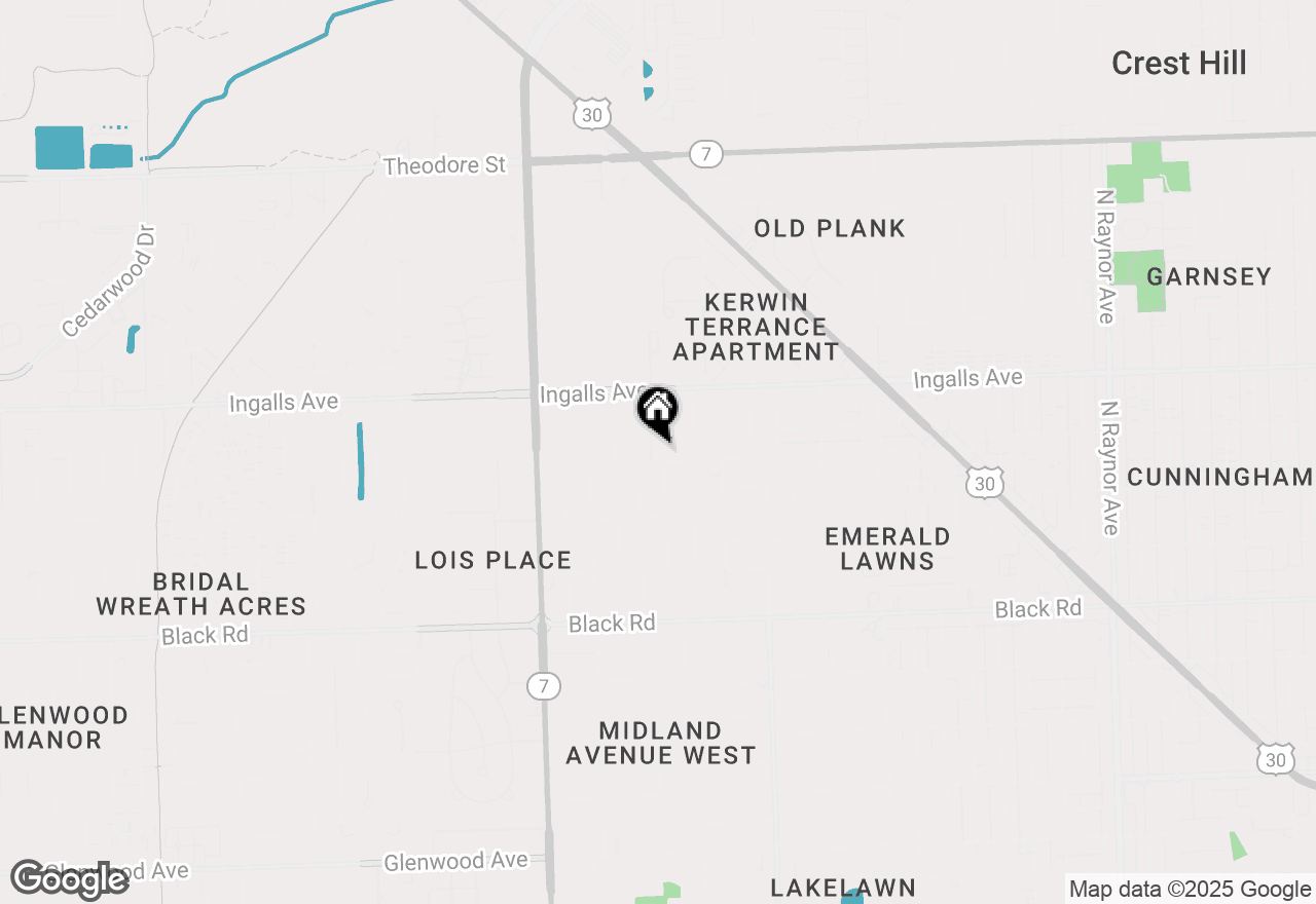 Map of 1103 Plaza Drive, Joliet, IL 60435