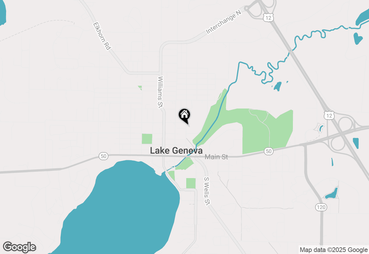 Map of 424 Sage St, Lake Geneva, WI 53147