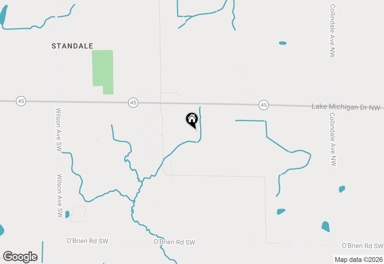 Map of 225 Sunset Hills Avenue Nw, Grand Rapids, MI 49534