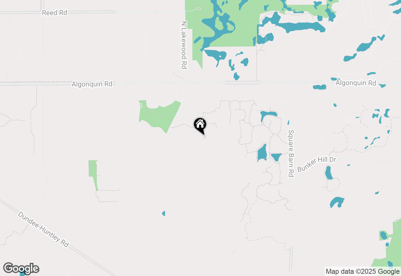 Map of 620 S Annandale Drive, Lake In The Hills, IL 60156