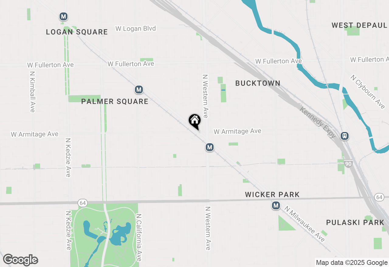 Map of 2445 W Armitage Avenue #2, Chicago, IL 60647