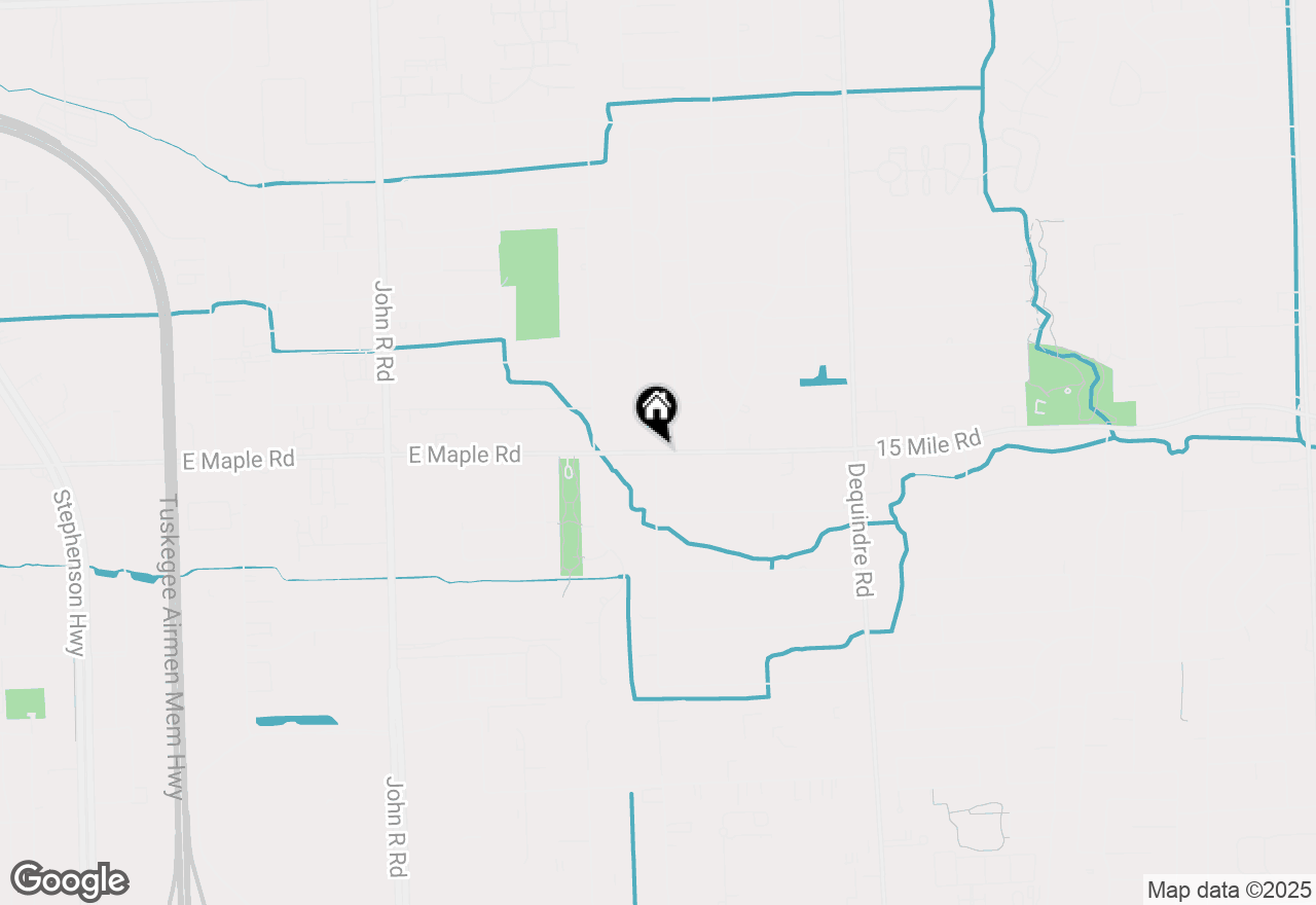 Map of 2512 E Maple Road, Troy, MI 48083