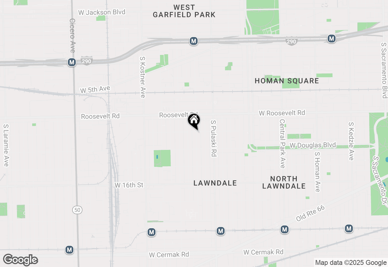 Map of 1300 S Karlov Avenue, Chicago, IL 60623