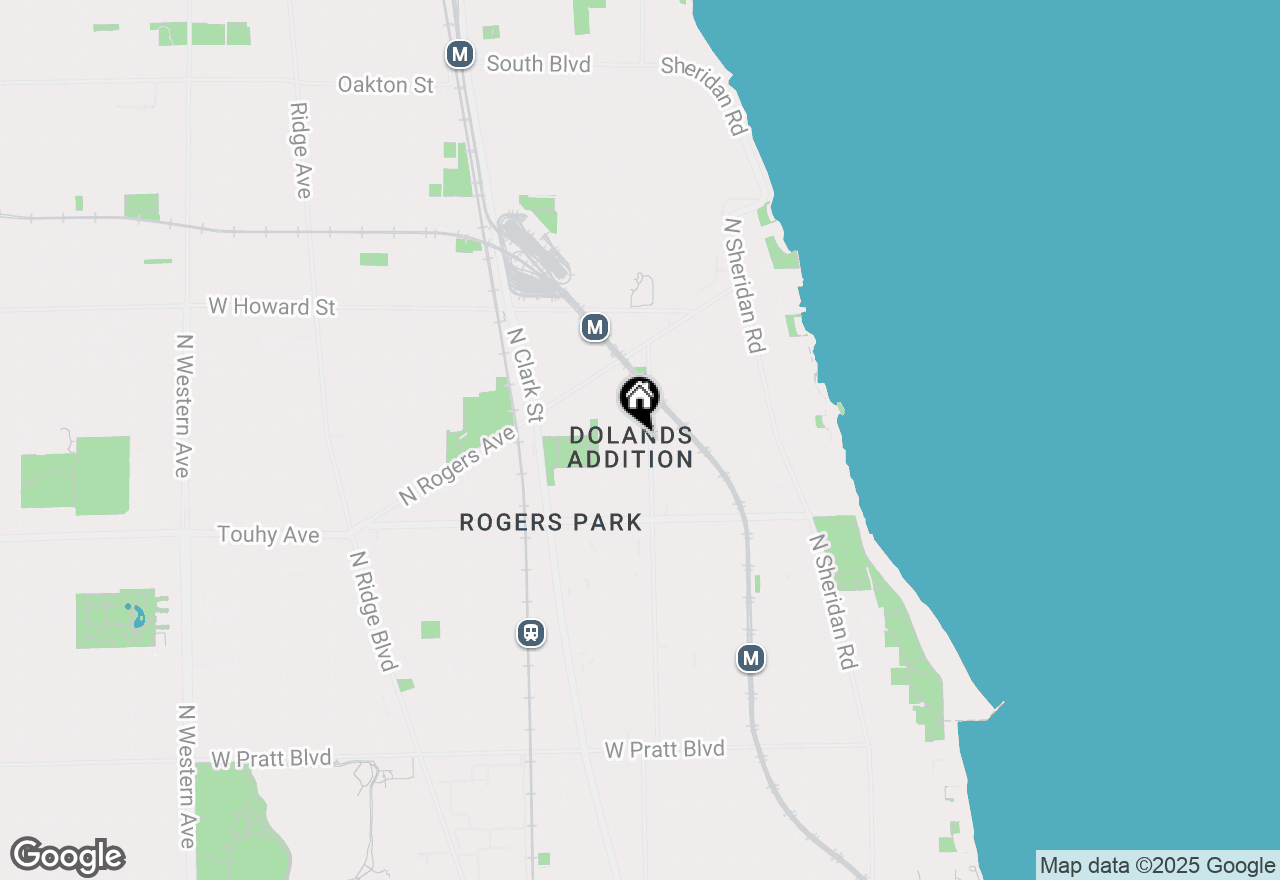 Map of 1608 W Sherwin Avenue #603, Chicago, IL 60626