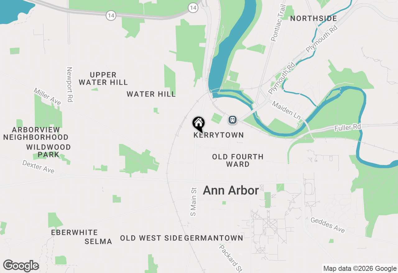Map of 534 N Main Street, Ann Arbor, MI 48104
