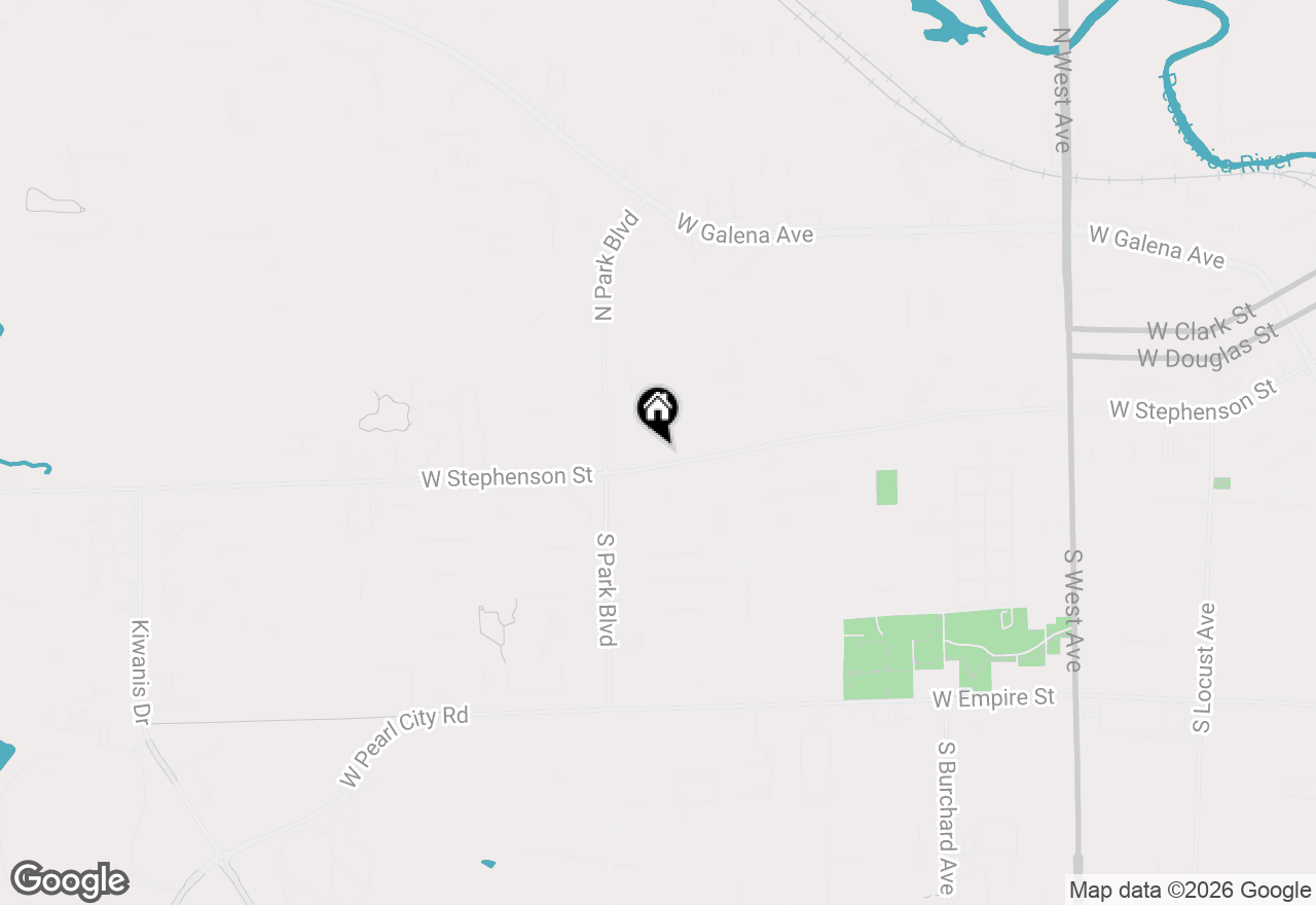 Map of 1520 W Stephenson Street, Freeport, IL 61032