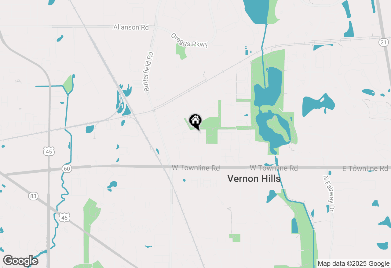 Map of 365 Jefferson Court, Vernon Hills, IL 60061