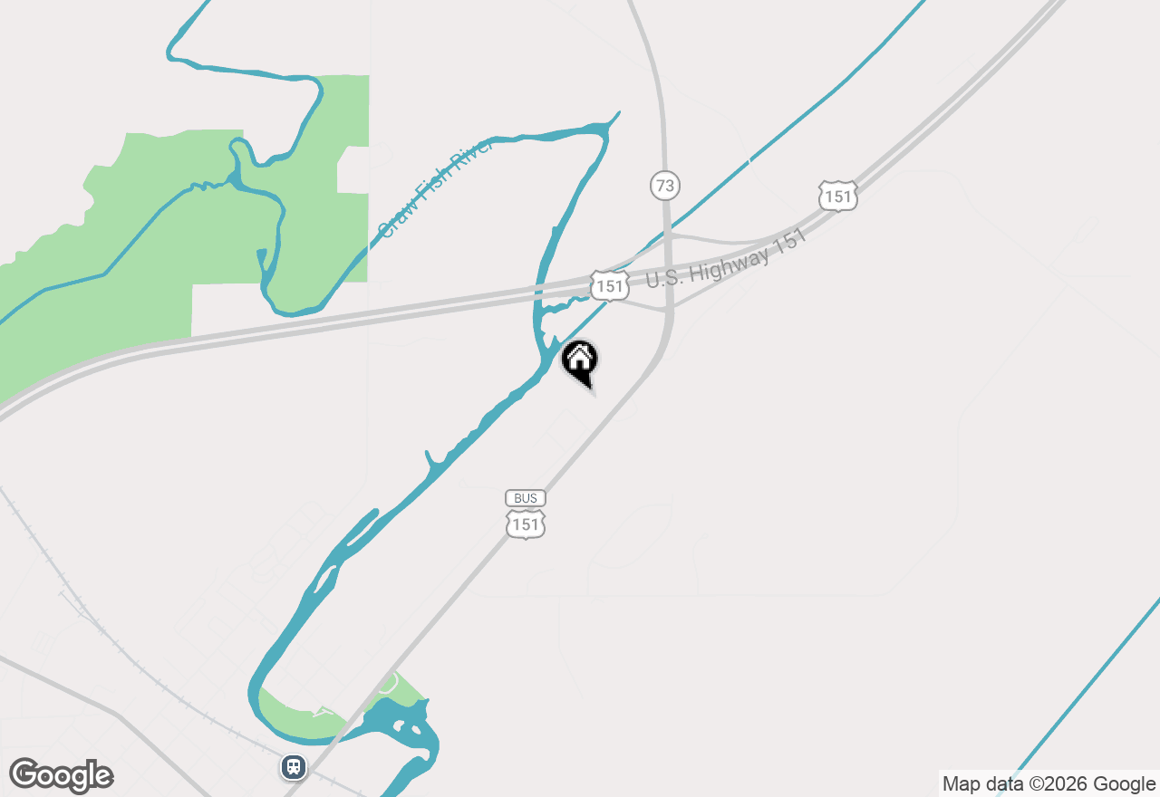 Map of N4365 Highway 73 #1, Columbus, WI 53925