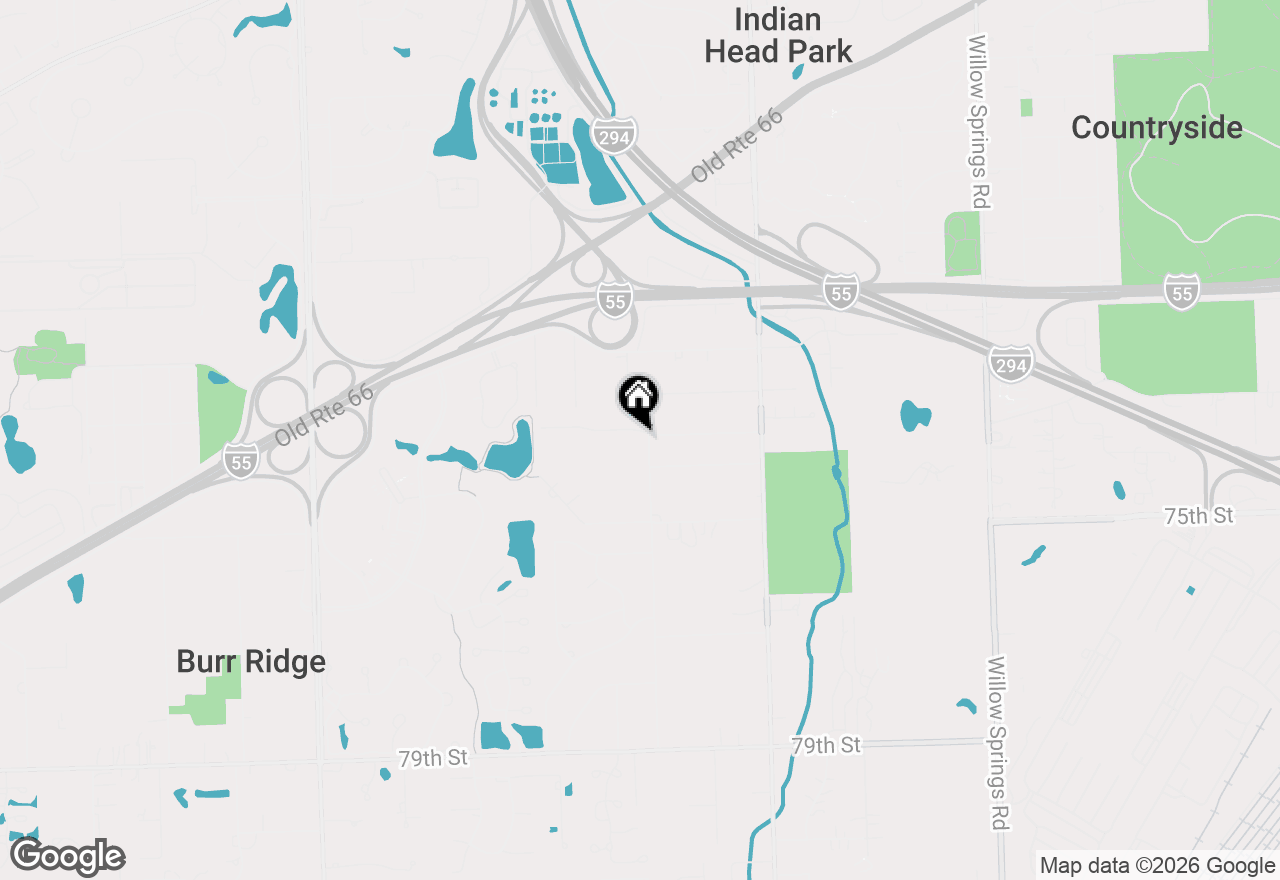 Map of 7350 Forest Hill Road, Burr Ridge, IL 60527
