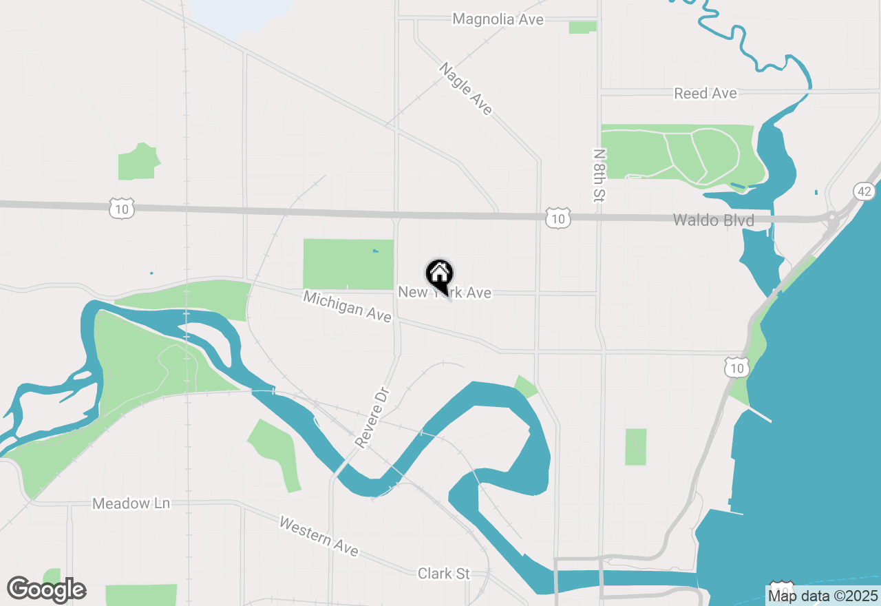 Map of 1518 Torrison Dr, Manitowoc, WI 54220