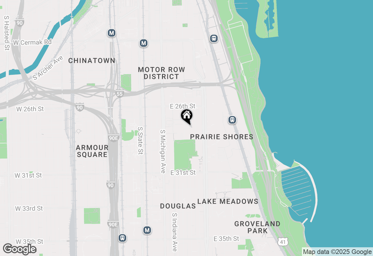 Map of 2801 S Prairie Avenue, Chicago, IL 60616