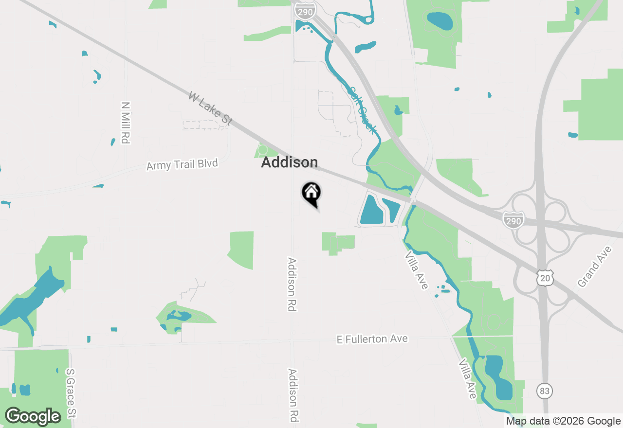 Map of 25 N Iowa Avenue, Addison, IL 60101