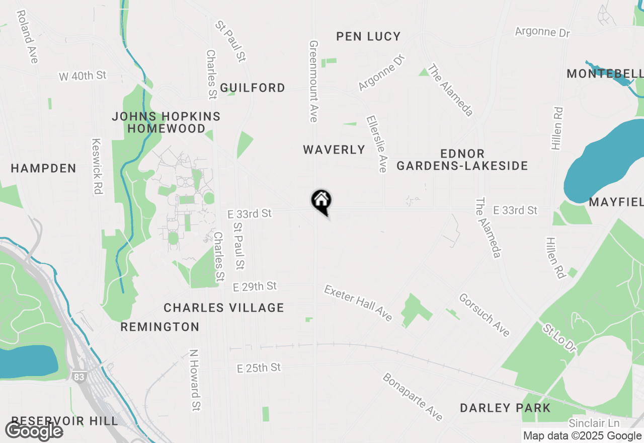 Map of 3211 Greenmount Avenue, Baltimore, MD 21218