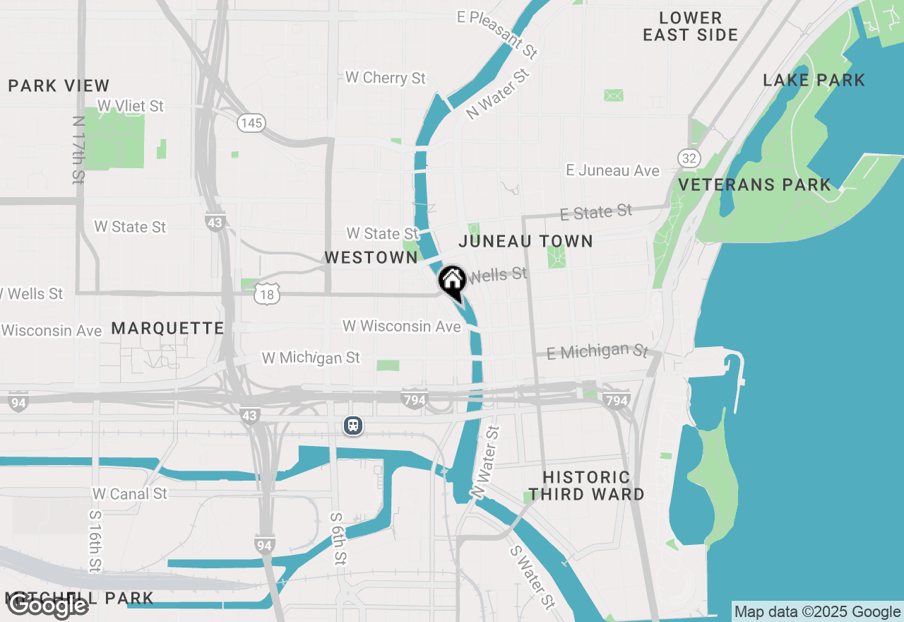 Map of 730 N Plankinton Ave #10C/10D, Milwaukee, WI 53203