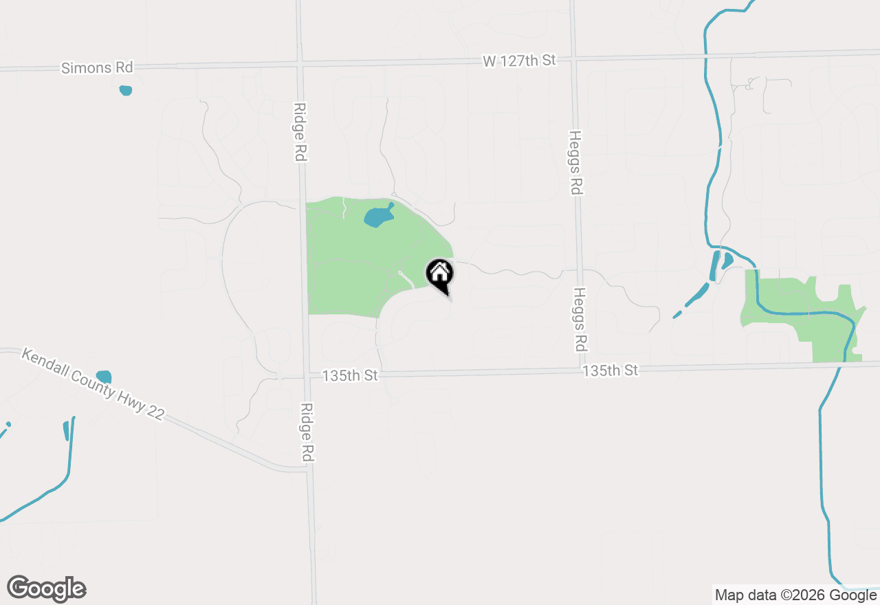 Map of 26415 Rustling Birch Way, Plainfield, IL 60585