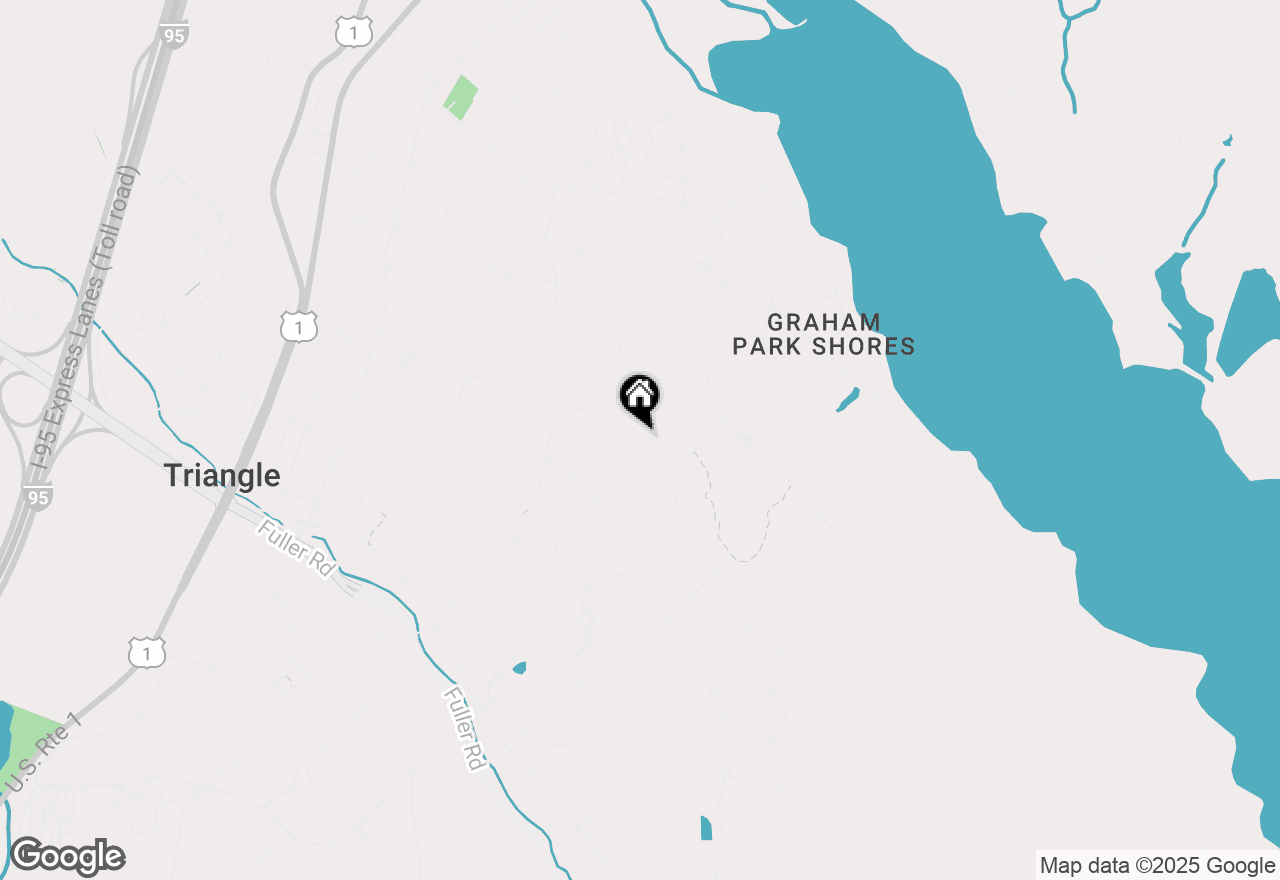Map of 3629 Stonewall Manor Drive, Triangle, VA 22172