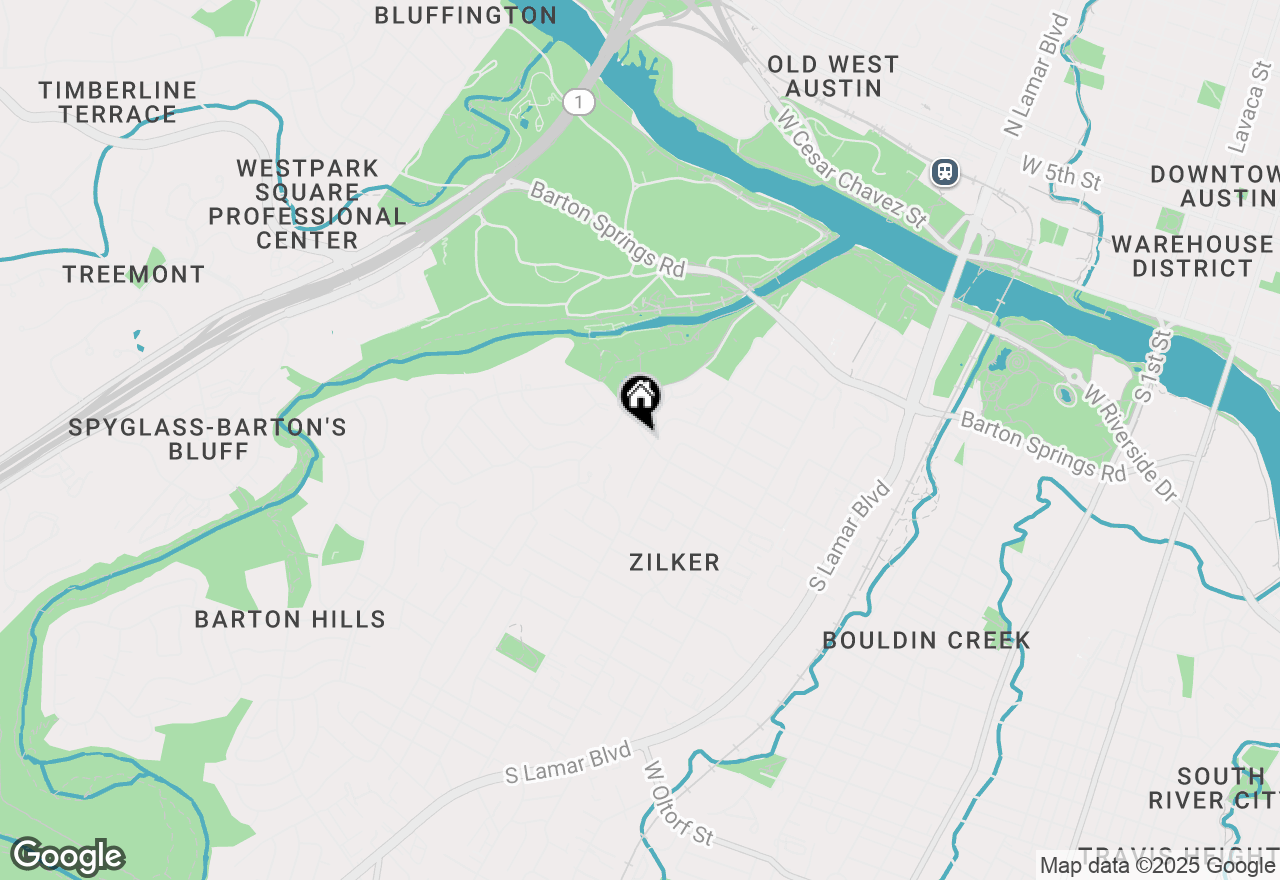 Map of 2005 Dexter St, Austin, TX 78704