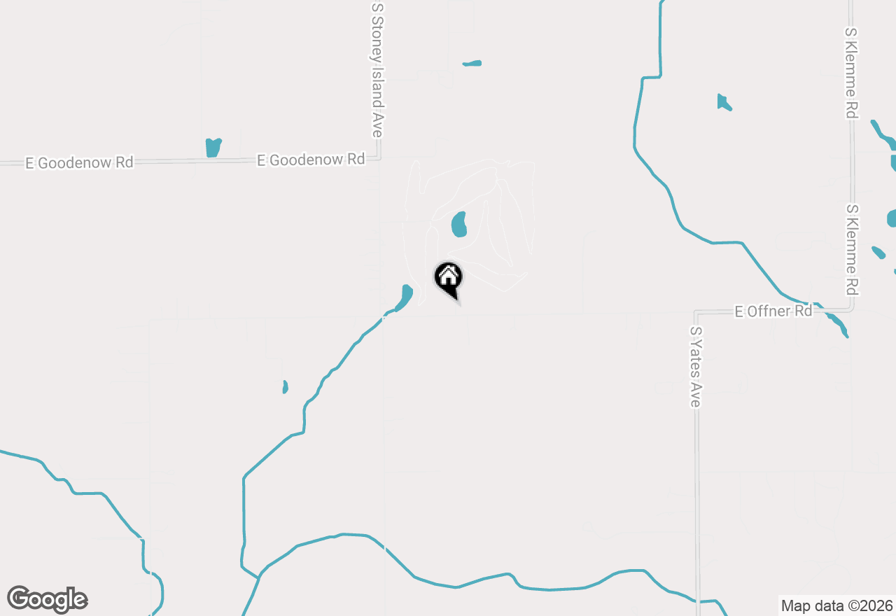 Map of 1744 E Offner Road, Beecher, IL 60401