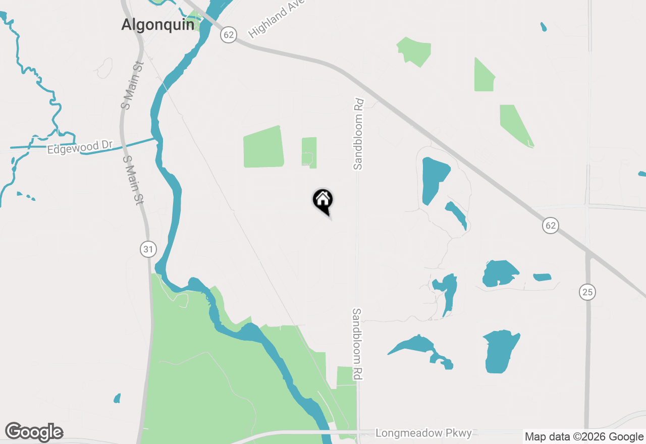 Map of 1110 Riverwood Drive, Algonquin, IL 60102
