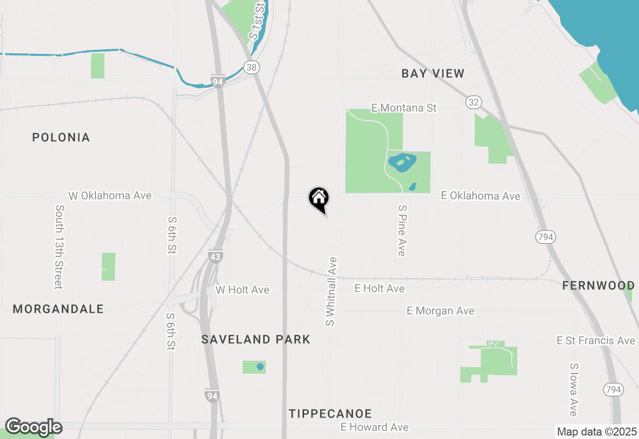 Map of 3166 S Austin St, Milwaukee, WI 53207