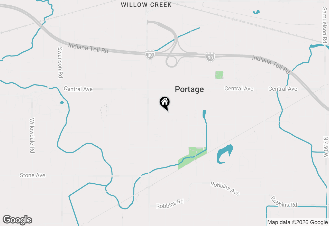 Map of 2724 Lois Street, Portage, IN 46368