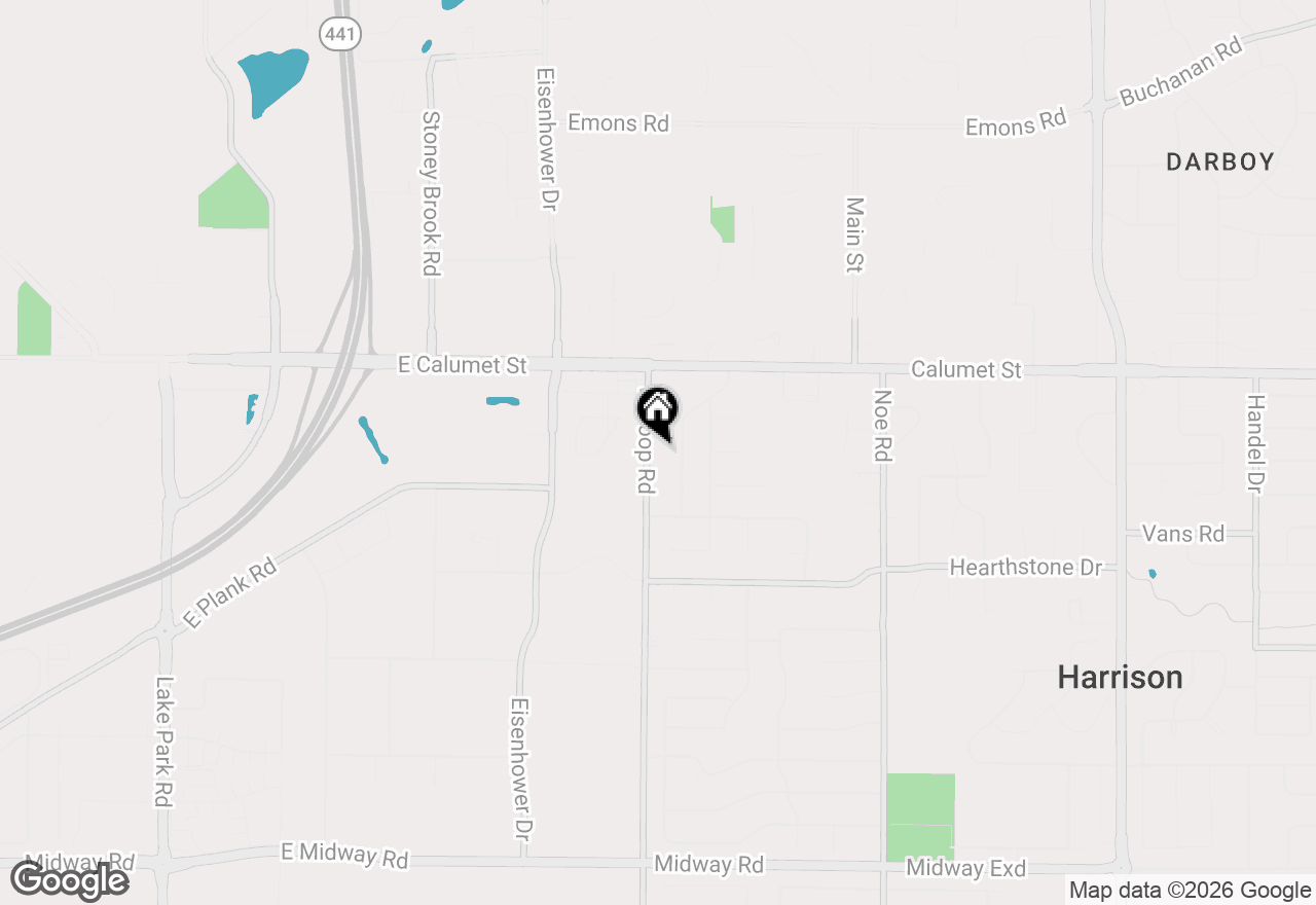 Map of N9630 N Coop Rd, Appleton, WI 54915
