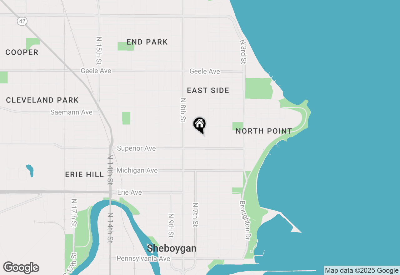 Map of 628 End Ct #628A, Sheboygan, WI 53081