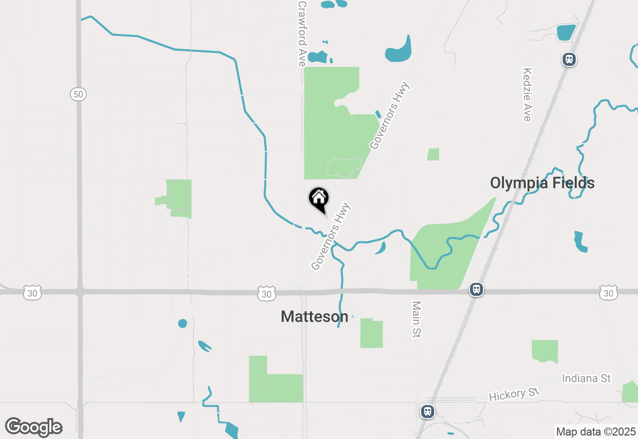 Map of 820 Exmoor Road, Olympia Fields, IL 60461