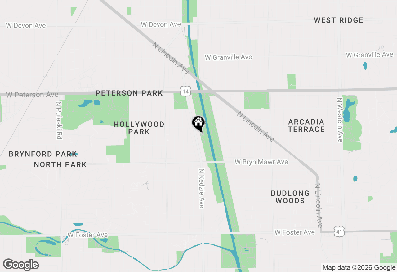 Map of 5725 N Jersey Avenue, Chicago, IL 60659