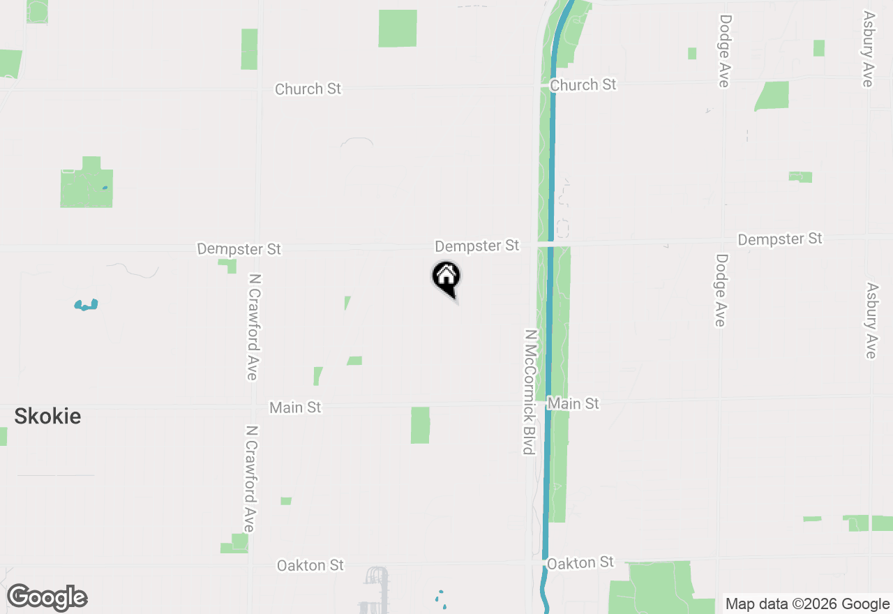 Map of 8626 Saint Louis Avenue, Skokie, IL 60076