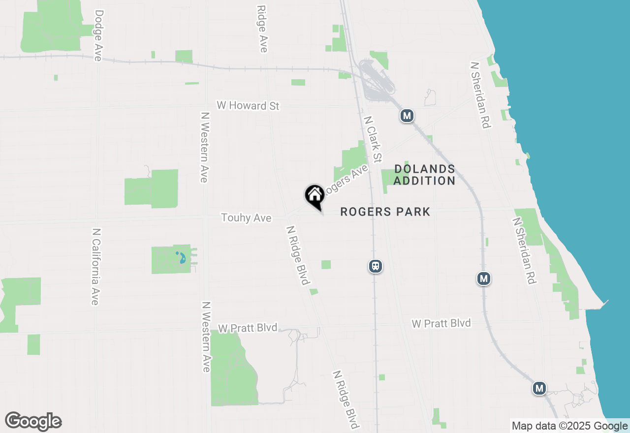 Map of 2005 W Touhy Avenue #106, Chicago, IL 60645