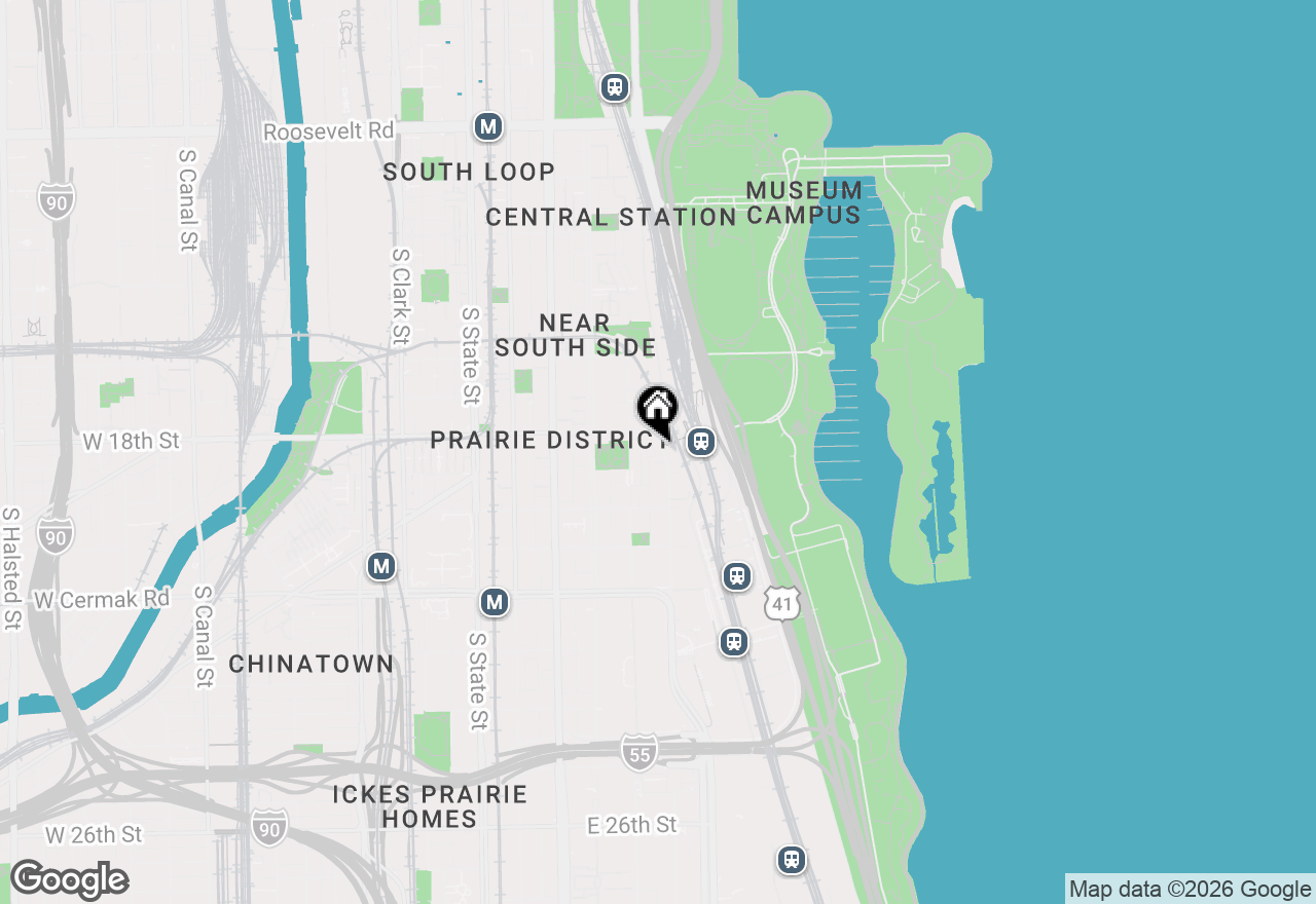 Map of 1816 S Calumet Avenue, Chicago, IL 60616
