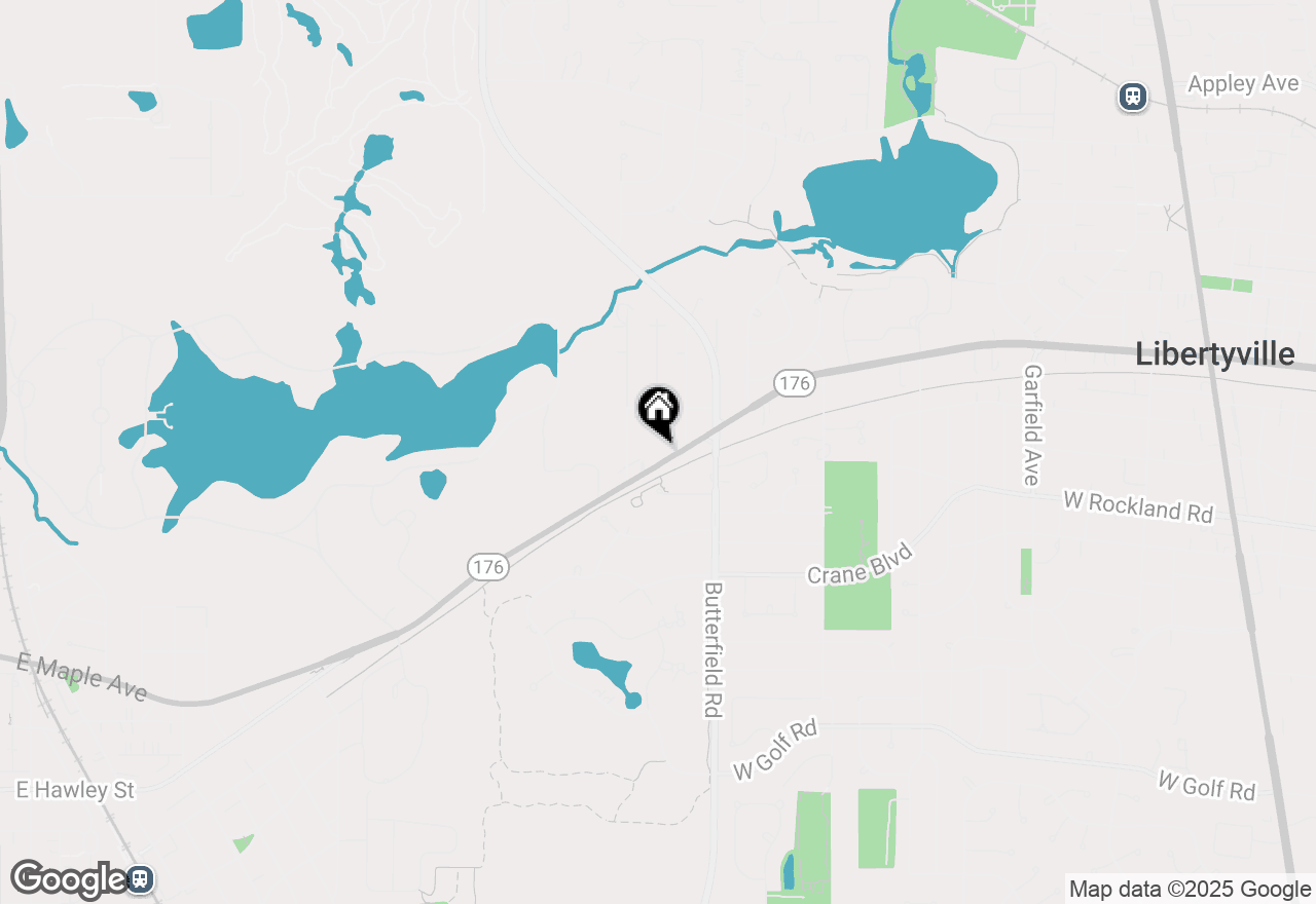 Map of 1330 W Park Avenue, Libertyville, IL 60048