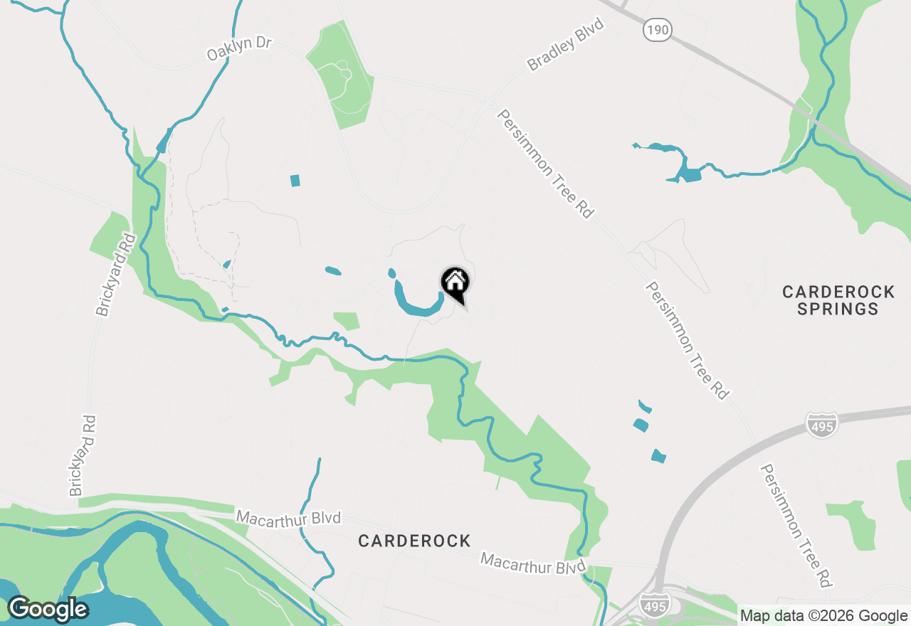 Map of 7809 Fox Gate Court, Bethesda, MD 20817
