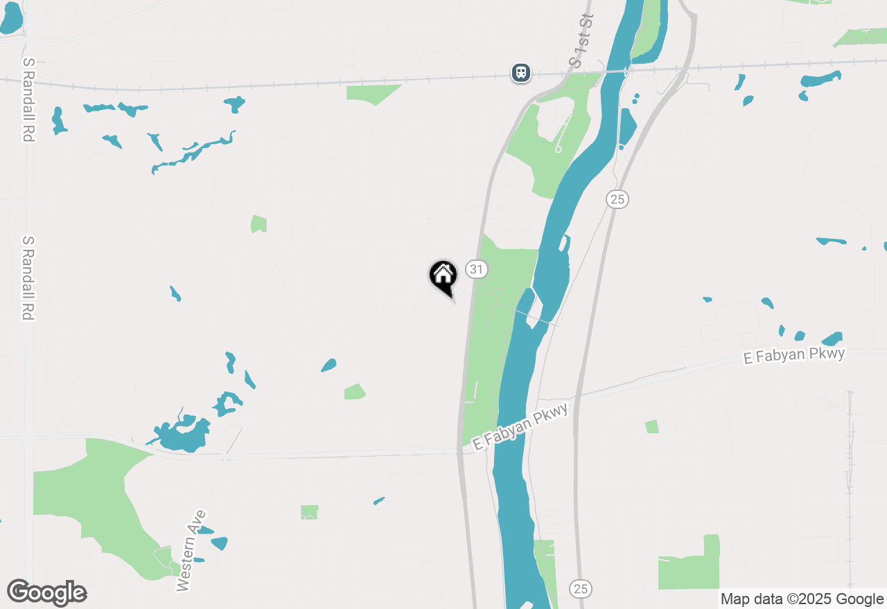 Map of 602 Riverbank Drive, Geneva, IL 60134