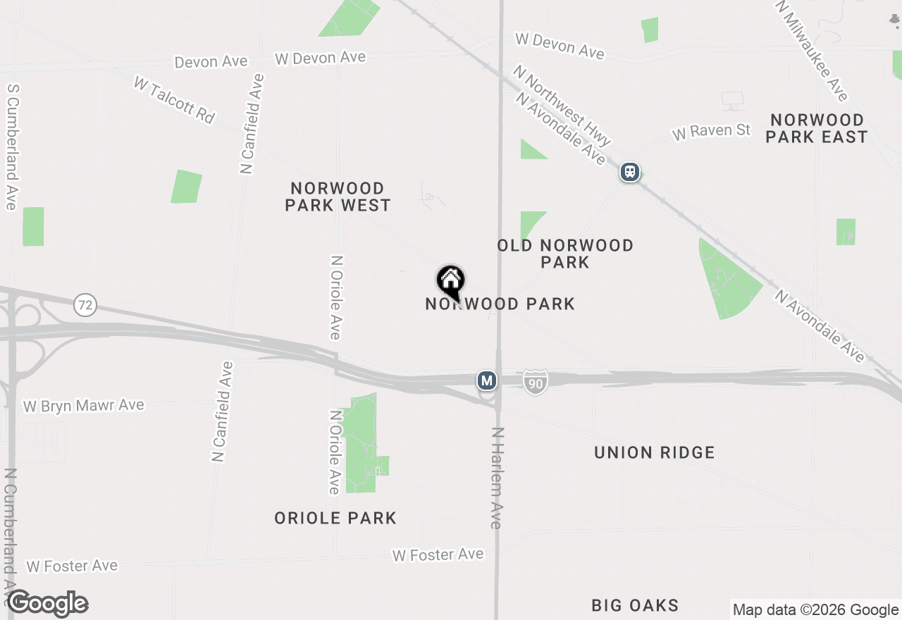 Map of 5800 N Octavia Avenue, Chicago, IL 60631