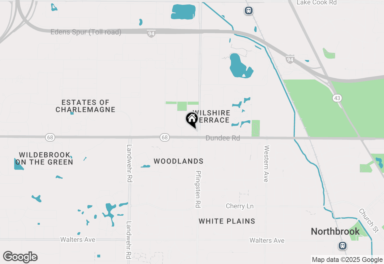 Map of 2820 Dundee Road #10B, Northbrook, IL 60062