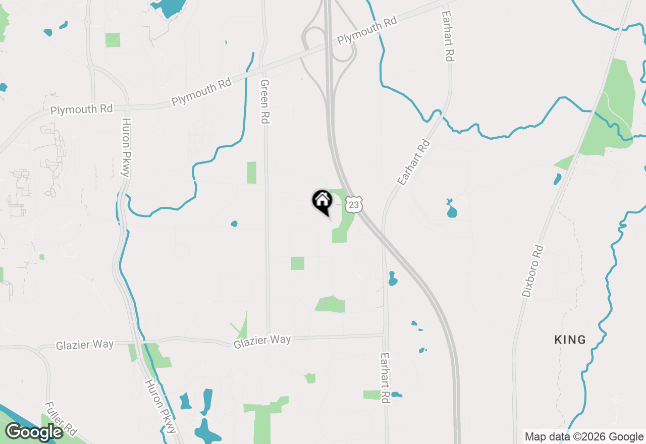 Map of 1516 Bardstown Trail, Ann Arbor, MI 48105