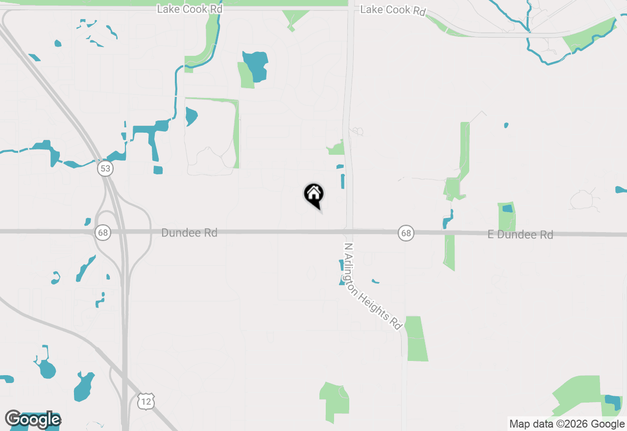 Map of 665 Grove Drive #209, Buffalo Grove, IL 60089