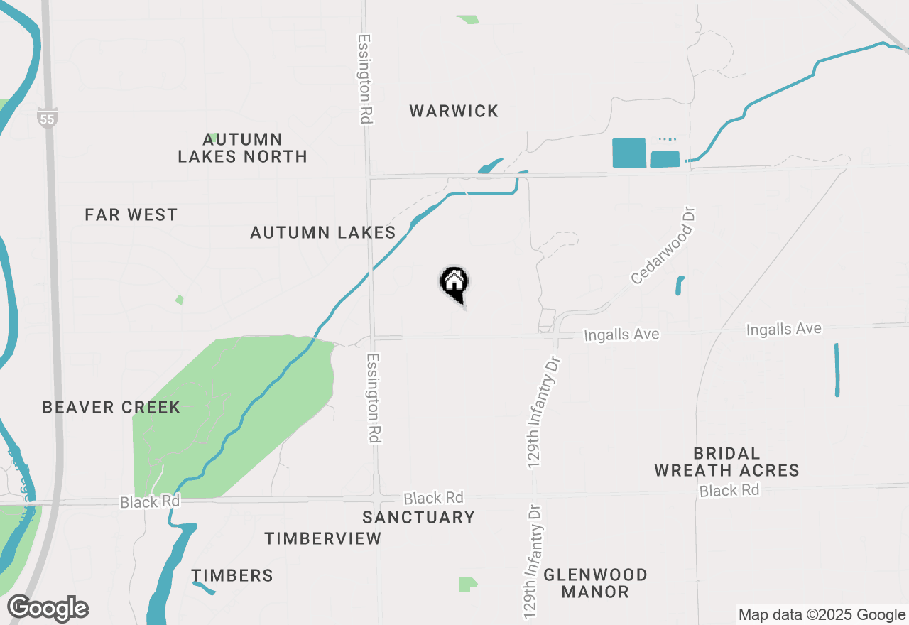 Map of 1275 N Mesa Drive #1, Joliet, IL 60435